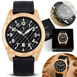 zegarek-meski-woodwear-drewniany-tkany-pasek-elegancki-prezent-walentynkowy