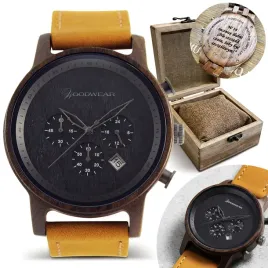 zegarek-meski-woodwear-skorzany-drewniany-chronograf-prezent-walentynkowy
