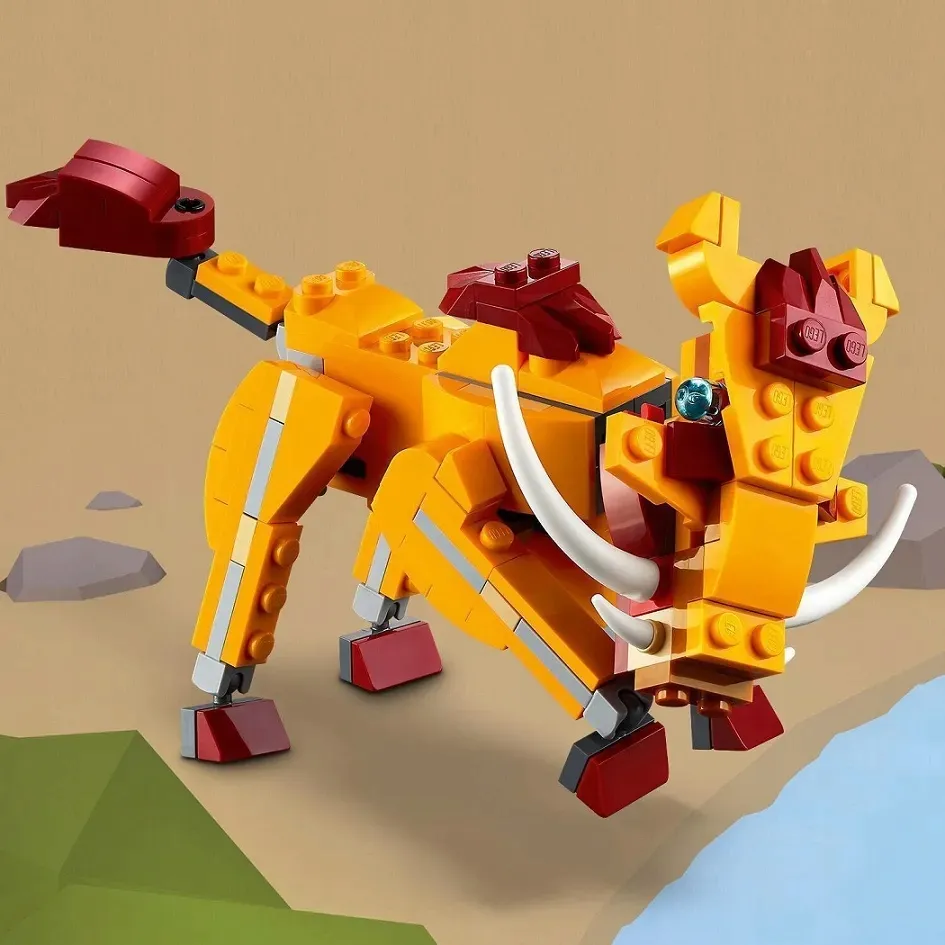 lego-creator-dziki-lew-31112-stan-nowy