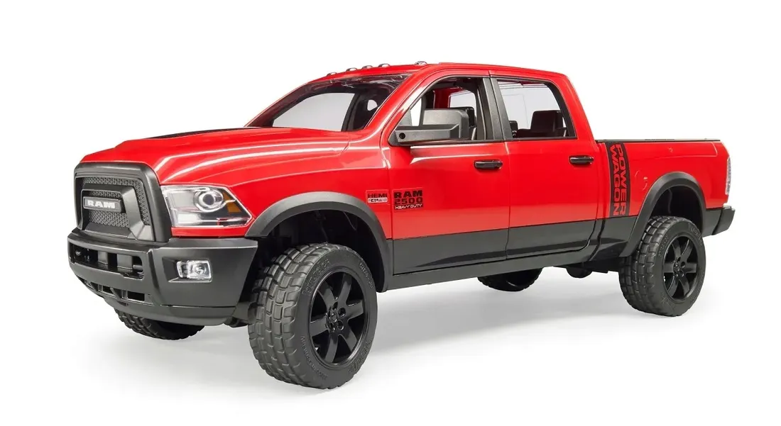 bruder-auto-ram-2500-power-wagon-czerwony-2500-stan-nowy