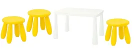 ikea-mammut-stolik-bialy-3-stolki-zolty-dla-dzieci
