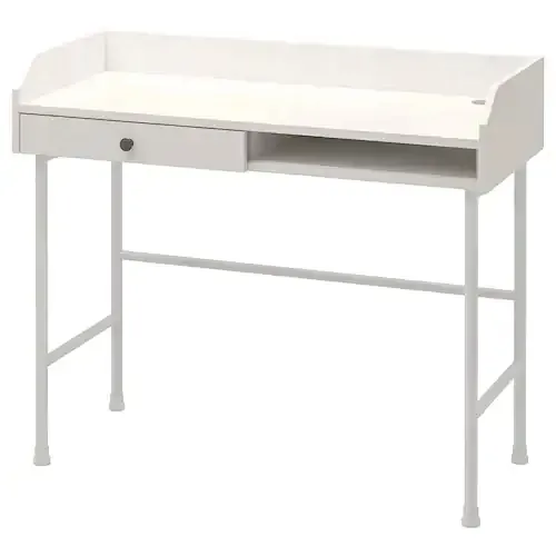 ikea-hauga-biurko-bialy-100x84-cm