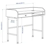 ikea-hauga-biurko-bialy-100x84-cm-stan-nowy
