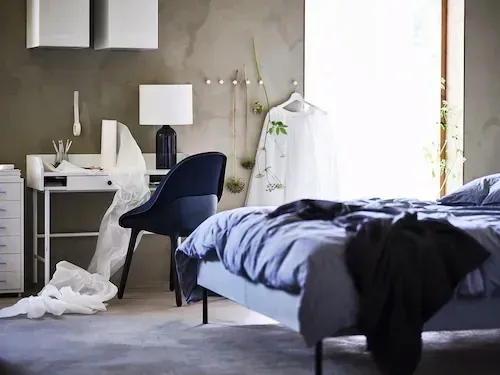 ikea-hauga-biurko-bialy-100x84-cm