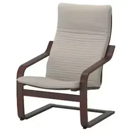 ikea-poang-fotel-brazowy-knisa-jasnobezowy