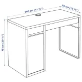 ikea-micke-biurko-105x50-bialy-stan-nowy