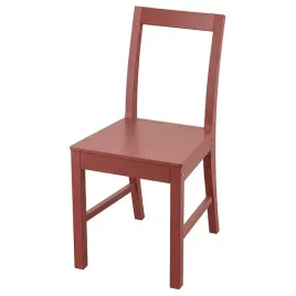 ikea-pinntorp-krzeslo-czerwona-bejca