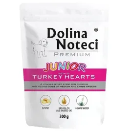 mokra-karma-dla-psa-junior-dolina-noteci-premium-serca-z-indyka-300g