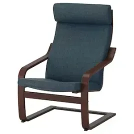 ikea-poang-fotel-brazowy-hillared-granatowy