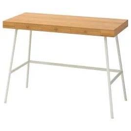 ikea-lillasen-biurko-bambus-102x49-cm