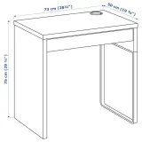ikea-micke-biurko-73x50-bialy-stan-nowy