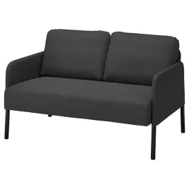 ikea-glostad-sofa-2-osobowa-knisa-ciemnoszary