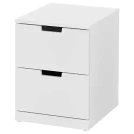 ikea-nordli-komoda-2-szuflady-bialy40x54-cm