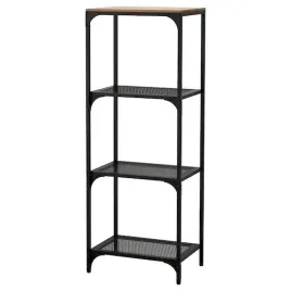 ikea-fjallbo-regal-czarny-51x136-cm