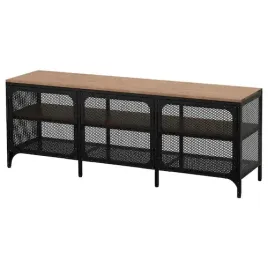 ikea-fjallbo-szafka-pod-tv-czarny-150x36x54-cm