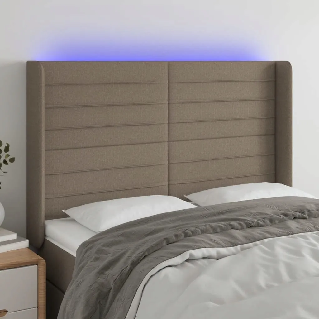 zaglowek-led-taupe-147x16x118-128-cm