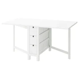 ikea-norden-stol-opuszczany-blat-bialy-152x80-cm