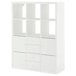 ikea-kallax-regal-6-wkladow-bialy-112x147-cm