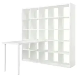 ikea-kallax-lagkapten-biurko-bialy-182x159x182-cm