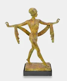 tancerka-orientalna-z-woalem-duza-figura-ogrodowa-rzezba-z-brazu