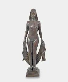 egipska-tancerka-z-woalem-duza-figura-ogrodowa-rzezba-z-brazu