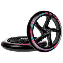 kolka-do-hulajnogi-raven-dots-black-200mm-2szt