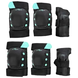 ochraniacze-raven-dexard-black-mint-l