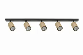 lampa-spot-kinkiet-zoom-zloty-czarny-5x-gu10-sigma-33323