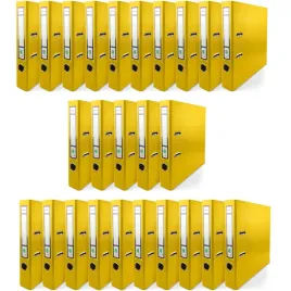 segregator-a4-biurowy-dzwigniowy-ekobox-50mm-waski-zolty-25szt