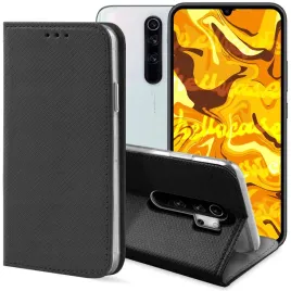 etui-z-klapka-do-xiaomi-redmi-note-8-pro-czarne-zamykane-magnetyczne-kabura