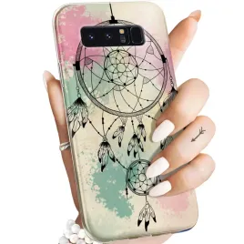 etui-do-samsung-galaxy-note-8-wzory-boho-lapacz-snow-piora-obudowa-case
