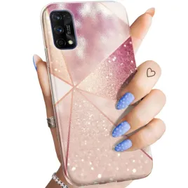 etui-do-realme-7-pro-wzory-rozowe-zloto-roz-obudowa-pokrowiec-case