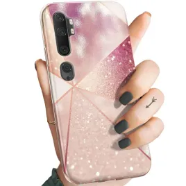 etui-do-xiaomi-mi-note-10-10-pro-wzory-rozowe-zloto-roz-obudowa-pokrowiec