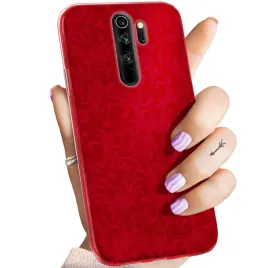 etui-do-xiaomi-redmi-note-8-pro-wzory-czerwone-serca-roze-obudowa-pokrowiec