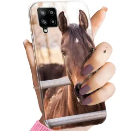 etui-do-samsung-a42-5g-wzory-konie-kuce-pegazy-obudowa-pokrowiec-case