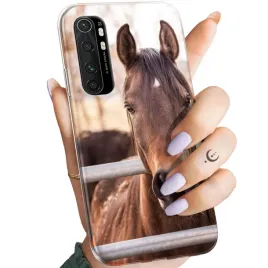etui-do-xiaomi-mi-note-10-lite-wzory-konie-kuce-pegazy-obudowa-pokrowiec