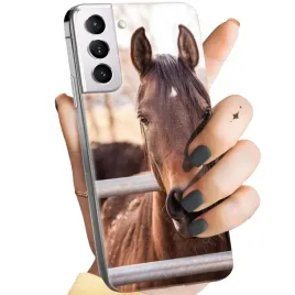 etui-do-samsung-galaxy-s21-5g-wzory-konie-kuce-pegazy-obudowa-pokrowiec