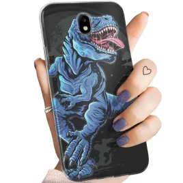 etui-do-samsung-galaxy-j7-2017-wzory-dinozaury-reptilia-prehistoryczne-case