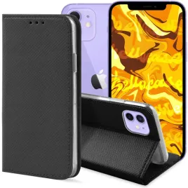 etui-z-klapka-do-apple-iphone-12-12-pro-czarne-zamykane-magnetyczne