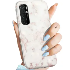etui-do-xiaomi-mi-note-10-lite-wzory-biale-kamien-ksztalty-obudowa-case