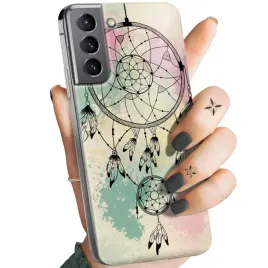 etui-do-samsung-galaxy-s21-fe-wzory-boho-lapacz-snow-piora-obudowa-case