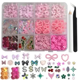 duzy-zestaw-ozdob-do-paznokci-dekoracji-y2k-kasetka-kokardki-kwiatki-charms