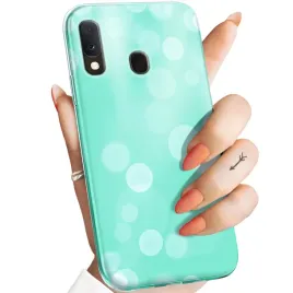 etui-do-samsung-galaxy-a20e-wzory-mietowe-mieta-mint-obudowa-pokrowiec-case