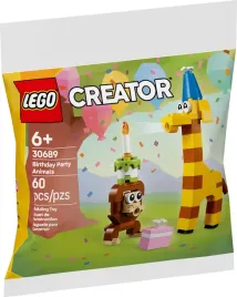 lego-creator-30689-urodzinowe-zwierzaki-malpa-zyrafa-tort-urodziny