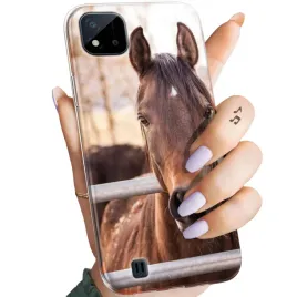 etui-do-realme-c11-2021-c20-wzory-konie-kuce-pegazy-obudowa-pokrowiec