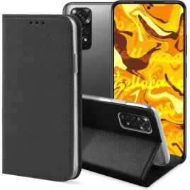 etui-z-klapka-do-redmi-note-11-4g-11s-4g-czarne-zamykane-magnetyczne-flip
