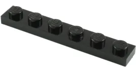 lego-plytka-plate-1x6-czarny-black-3666