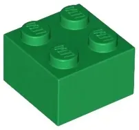 lego-3003-brick-cegielka-2x2-zielony-green