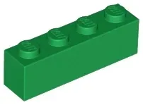 lego-3010-brick-cegielka-1x4-zielony-green