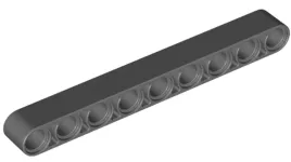 lego-belka-liftarm-1x9-ciemny-szary-4645730-lego-technic-1szt
